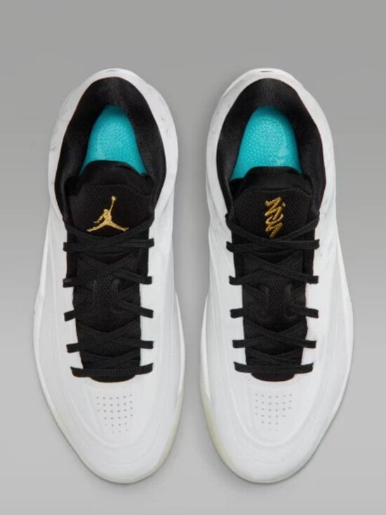 Nike Zion 4 Basketball Shoes (White/Black/Hyper Jade/Metallic Gold) - Size 7.5 M main image 9